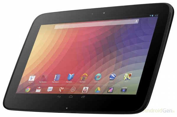 Nexus 10 co-brandée Samsung/Google
