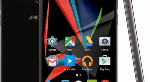 Custodia A Libretto Con Finestra PH26 Per Archos 55 Diamond Selfie Lite, Similpelle, Chiusura Magnetica