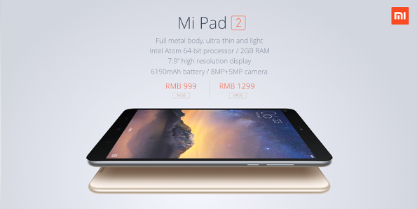 1xiaomi mipad 2