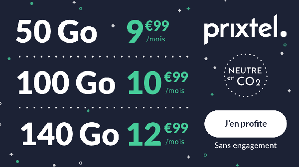 Prixtel, les offres de Décembre 2022
