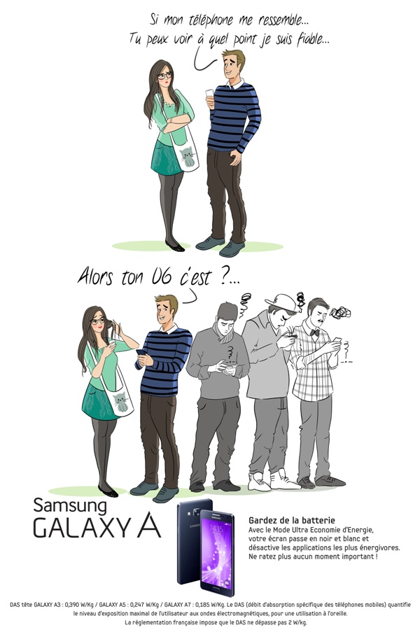 Samsung-GalaxyA_illustration Mode Economie d'Energie_