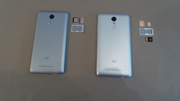 xiaomi reedmi note 3 vs redmi note 3 pro - vue 1